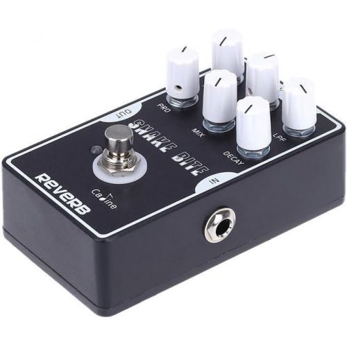  MIMIDI Caline CP-26 Snake Bite Acoustic Guitar Electric Effects Pedal, Reverb Delay Digital Analogy Multi Distortions True Bypass Black