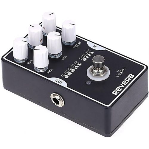  MIMIDI Caline CP-26 Snake Bite Acoustic Guitar Electric Effects Pedal, Reverb Delay Digital Analogy Multi Distortions True Bypass Black