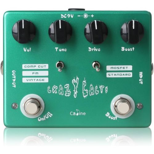  MIMIDI Caline CP-20 Crazy Cacti Overdrive Guitar Effect Pedal (CP-20)