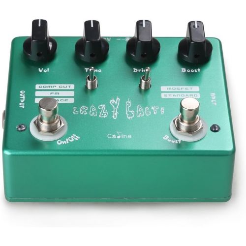  MIMIDI Caline CP-20 Crazy Cacti Overdrive Guitar Effect Pedal (CP-20)