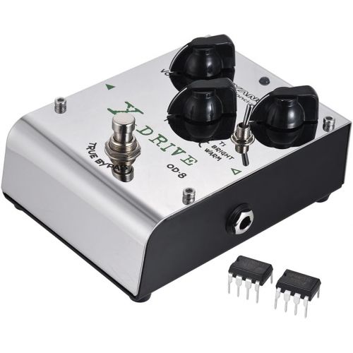  MIMIDI Biyang Distortion Effect Pedal METAL-END King High Gain Built-in Amplifier Simulator EQ With True Bypass Full Metal Shell (King)