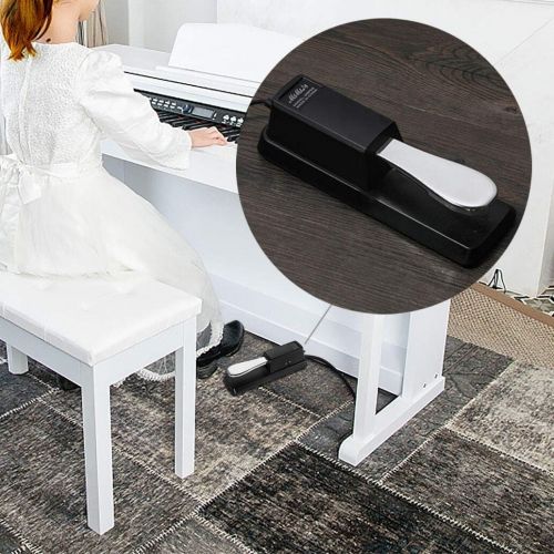  [아마존베스트]MIMIDI Sustain Pedal,Universal Piano Foot Damper Pedal for Electronic Keyboard,Digital Piano