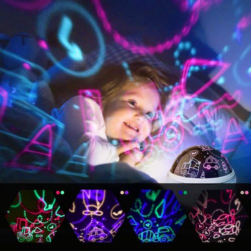  MINGKIDS Space Night Light Projection Lamp, Universe Projector,Baby Sound Machines for Sleeping,Remote Control...