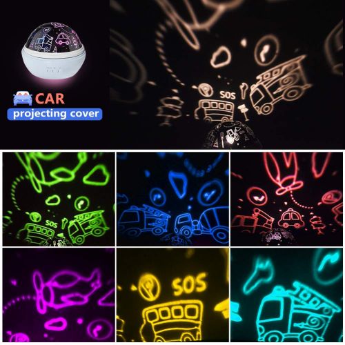  MINGKIDS Space Night Light Projection Lamp, Universe Projector,Baby Sound Machines for Sleeping,Remote Control...