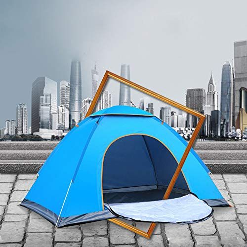  MINHUNG Outdoor Waterproof Hiking Camping Tent Anti-UV Portable 2 Person Ultralight Folding Pop Up Tent Automatic Open