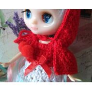 MINIATURASENCROCHET Set Little Red Riding Hood for Blythe Middie