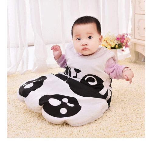  MINIKATA Newborn Infant Baby Girls Boy Cartoon Dinosaur Pajamas Gown Swaddle Hat Outfits (Write / 85cm(0-1year-old))