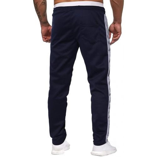  [아마존베스트]MINIKIMI Mens Cargo Chino Jeans Stretch Jogger Sports Trousers Slim Fit Tracksuit Bottoms Casual Fitness Jogging Bottoms Long Trousers with Pockets