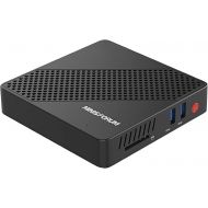 [아마존베스트]MINISFORUM Z83-F Mini PC Fanless Silent Desktop 4GB RAM, 64GB eMMC Windows 10 Pro Micro PC, HD Intel Quad Core CPU up to 1.92GHz, 1000M LAN, HDMI&VGA, Support Auto Power On, Mini Computer