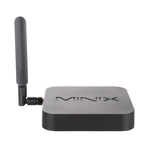  MINIX NEO Z83-4 Pro, Fanless Mini PC Windows 10 Pro (64-bit) [Intel X5-Z83504GB32GBDual-Band Wi-FiGigabit LANDual Output4K] + NEO W2 2.4GHz Wireless Windows Air Remote [Backl