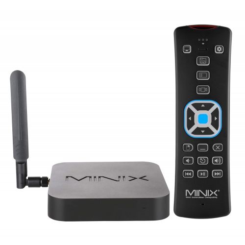  MINIX Neo Z83-4, Intel Cherry Trail Fanless Mini PC Windows 10 (64-bit) [4GB32GBDual-Band Wi-FiGigabit EthernetDual Output4K]+ Neo W2 2.4GHz Wireless Windows Air Remote [Backl