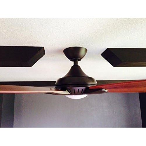  [아마존베스트]Minka-Aire F1000-BN Dyno 52 Inch Indoor Ceiling Fan with Integrated LED 16W Dimmable Light in Brushed Nickel Finish and Medium Maple/Dark Walnut Reversible Blades