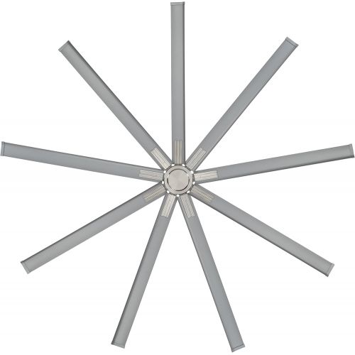  Minka-Aire F887-72-BN, Xtreme 72 Ceiling Fan, Brushed Nickel Finish with Silver Blades