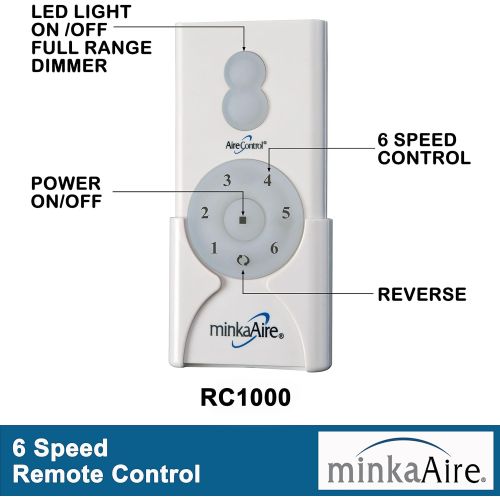  Minka-Aire F749L-BN Skyhawk 60 Inch LED Ceiling Fan with Carved Wood Blades, Integrated LED Light and DC Motor in Brushed Nickel Finish