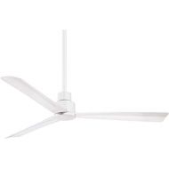 Minka-Aire F787-WHF Protruding Mount, 3 Flat White Bladed, Smart Ceiling Fan, White - Ivory