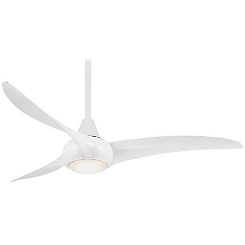  52 Minka Aire Light Wave White Ceiling Fan with Remote Control
