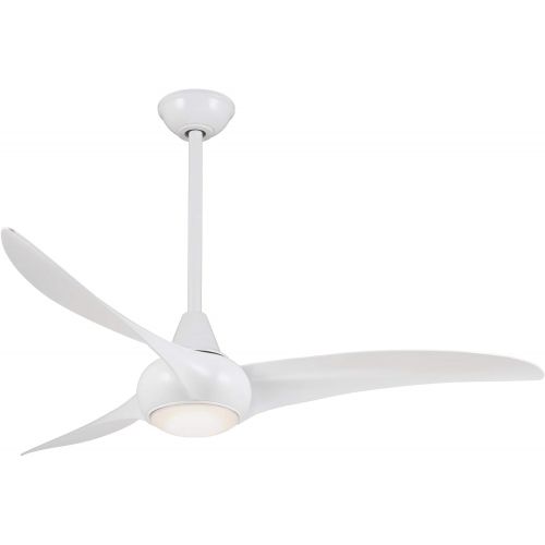  52 Minka Aire Light Wave White Ceiling Fan with Remote Control