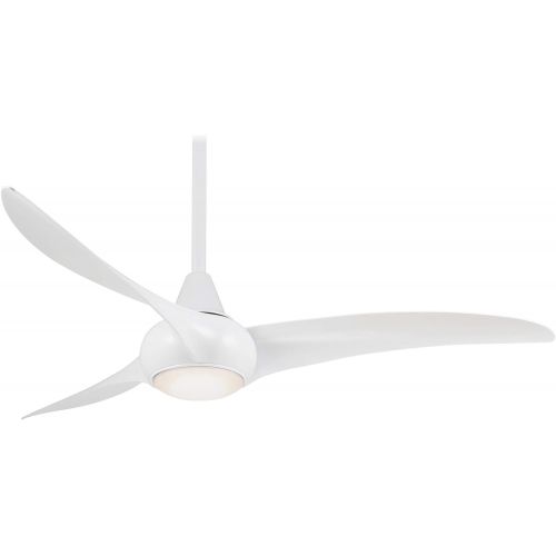  52 Minka Aire Light Wave White Ceiling Fan with Remote Control