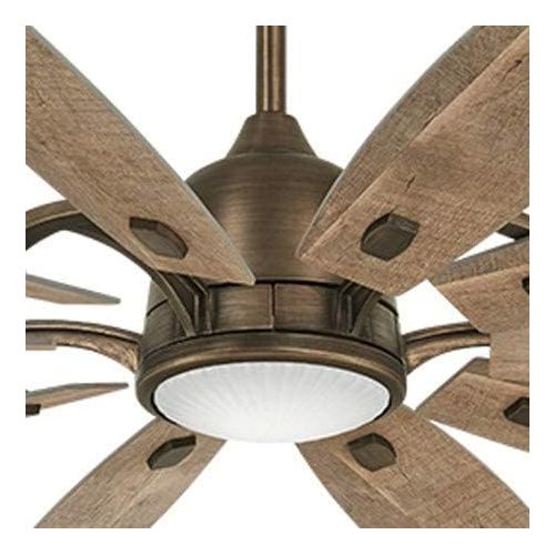  Minka-Aire F864L-HBZ Barn 65 Ceiling Fan with LED Light and DC Motor in Heirloom Bronze Finish