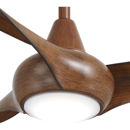  Minka-Aire F845-DK Light Wave 44 Ceiling Fan with LED Light and Remote Control in Distressed Koa Finish