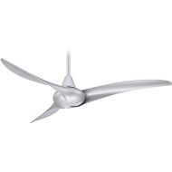 Minka-Aire F843-SL Wave 52 Inch 3 Blade Ceiling Fan in Silver Finish