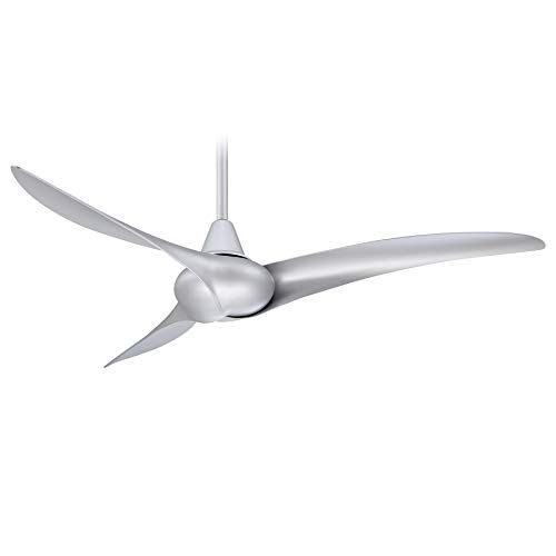  Minka-Aire F843-SL Wave 52 Inch 3 Blade Ceiling Fan in Silver Finish