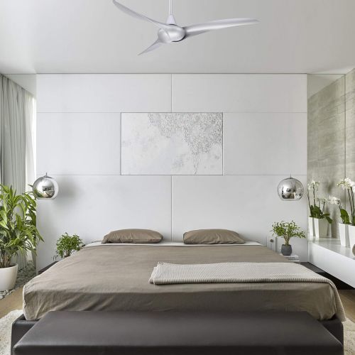  Minka-Aire F843-SL Wave 52 Inch 3 Blade Ceiling Fan in Silver Finish