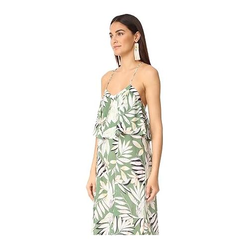  Women's Shady Fronds Cover Up Maxi Dress