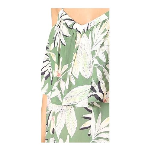  Women's Shady Fronds Cover Up Maxi Dress