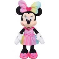 Disney Junior Minnie Mouse Sparkle and Sing 13-inch Feature Plush with Lights and Sounds, Officially Licensed Kids Toys for Ages 3 Up by Just Play