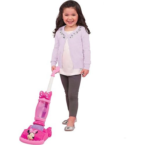  Disney Junior Minnie Mouse Twinkle Bows Play Vacuum with Lights and Realistic Sounds