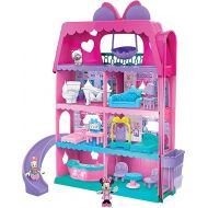 Disney Junior Minnie Mouse Bow-Tel Hotel, 20-piece 2-Sided Playset, Figures, Lights, Sounds, Officially Licensed Kids Toys for Ages 3 Up by Just Play