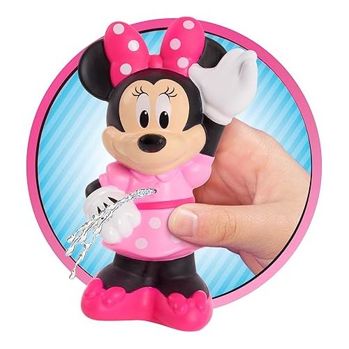  Disney Junior Minnie Mouse 3-Pack Bath Toys, Figures Include Minnie Mouse, Daisy Duck, and Figaro, Kids Toys for Ages 3 Up by Just Play