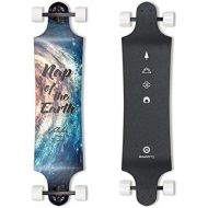 MINORITY Downhill Maple Longboard Skateboard 40-inch Drop Trough Deck Made for Cruising Ride