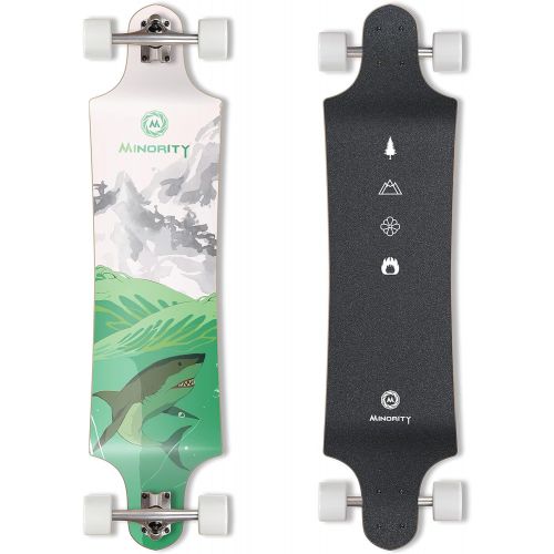  [아마존베스트]MINORITY Downhill Maple Longboard 40-inch Drop Deck