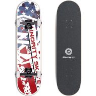 Minority 32inch Maple SkateboardTrick Skateboard for Beginners, Intermediate and Pros