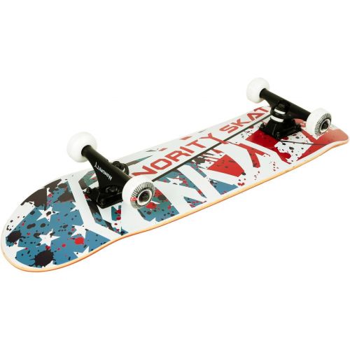  Minority 32inch Maple SkateboardTrick Skateboard for Beginners, Intermediate and Pros