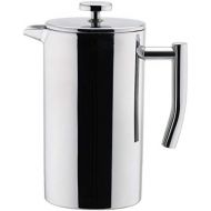 MIRA BRANDS MIRA 12 oz Stainless Steel French Press Coffee Maker | Double Walled Insulated Coffee & Tea Brewer Pot & Maker | Keeps Brewed Coffee or Tea Hot | 350 ml (12 oz (350 ml), Pearl Blue