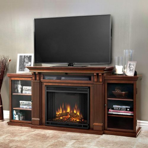  MISC Medi Electric Fireplace in Dark Espresso - 67l X 18w 30.5h Brown Traditional Transitional Manufactured Wood Solid Finish Storage Remote Control