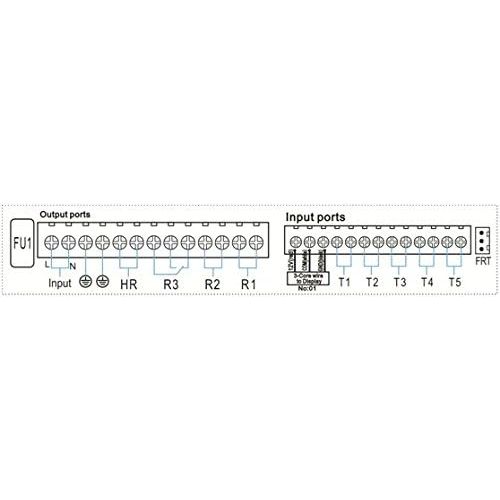  MISOL CONTROLLER of SOLAR WATER HEATER  3 SENSORS  110V  for Split Pressurized Solar Water Heater