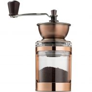 MITBAK Manual Coffee Grinder With Adjustable Settings| Sleek Hand Coffee Bean Burr Mill Great for French Press, Turkish, Espresso & More | Premium Coffee Gadgets are an Excellent C