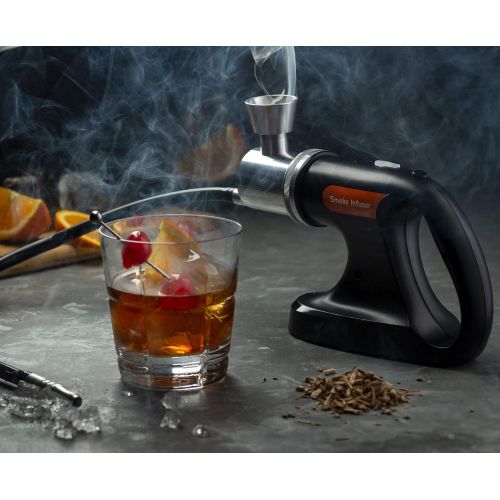  Mitbak Portable Handheld Cold Smoking Gun| Electric Food And Drink Cocktail Smoker| Pack Of Woodchips Including, Indoor-Outdoor Smoke Infuser Machine | Gift For Christmas