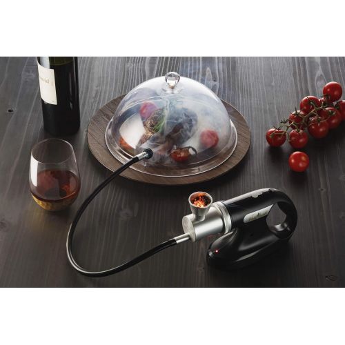  MITBAK Portable Handheld Cold Smoking Gun with Dome Lid and Woodchips | Electric Food and Drink Cocktail Smoker| Indoor-Outdoor Smoke Infuser Machine | Excellent Gift