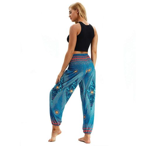  MITIY Women Pants Women Boho Casual Loose Hippy Yoga Trousers Baggy Aladdin Harem Comfort Pants