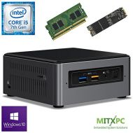 Intel BOXNUC7i5BNH Core i5-7260U NUC Mini PC w 32GB DDR4, 512GB NVMe M.2 SSD, Windows 10 Pro - Configured and Assembled by MITXPC