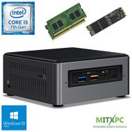 Intel BOXNUC7i5BNH Core i5-7260U NUC Mini PC w 32GB DDR4, 1TB M.2 SSD, Windows 10 Home - Configured and Assembled by MITXPC