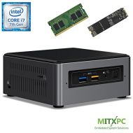Intel BOXNUC7i7BNH Core i7-7567U NUC Mini PC w/ 16GB DDR4, 256GB NVMe M.2 SSD - Configured and Assembled by MITXPC