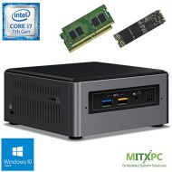 Intel BOXNUC7i7BNH Core i7-7567U NUC Mini PC w/ 32GB DDR4, 512GB NVMe M.2 SSD, Windows 10 Home - Configured and Assembled by MITXPC