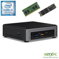 Intel BOXNUC7i3BNK Core i3-7100U NUC Mini PC w/ 8GB DDR4, 256GB M.2 SSD - Configured and Assembled by MITXPC