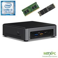 Intel BOXNUC7i3BNK Core i3-7100U NUC Mini PC w 16GB DDR4, 512GB M.2 SSD - Configured and Assembled by MITXPC